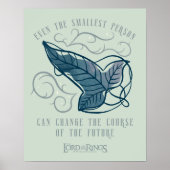 Broche van de Elfen Fellowship Grafisch Citaat Poster (Voorkant)
