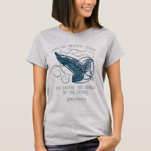 Broche van de Elfen Fellowship Grafisch Citaat T-shirt