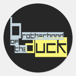 Brochenmijnwerkers Ronde Sticker