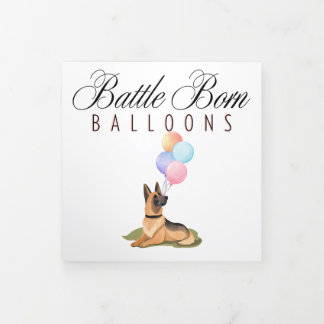 Brochure Battle Born Balloons Drieluik Kaart