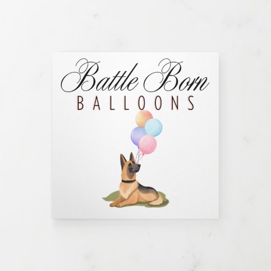 Brochure Battle Born Balloons Drieluik Kaart (Cover)