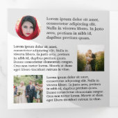 Brochure buzz marketing drieluik wenskaart (Binnenzijde eerst)