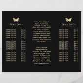 brochure faux gold foil butterfly logo (Achterkant)