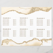 Brochure met delicate perzik agaat (Achterkant)