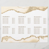 Brochure met delicate perzik agaat (Achterkant)