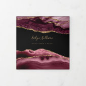 Brochure over Bourgogne Agate Trifold Drieluik Kaart (Cover)