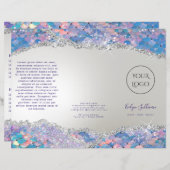 Brochure over de folie van Mermaid sequin faux (Voorkant / Achterkant)
