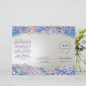 Brochure over de folie van Mermaid sequin faux (Staand voorkant)