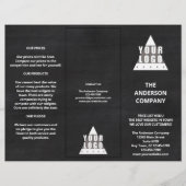 Brochure over de lijst met eenvoudige menuprijzen  (Voorkant)