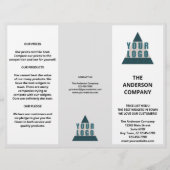 Brochure over de lijst met eenvoudige zakelijke Lo (Voorkant)