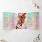 Brochure over de optische achtergrond drieluik uitnodiging (Binnen)