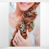 Brochure over de optische achtergrond drieluik uitnodiging (Binnenkant midden)