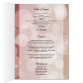 Brochure over de Sjabloon van het begrafenisprogra (Binnen (Rechts))