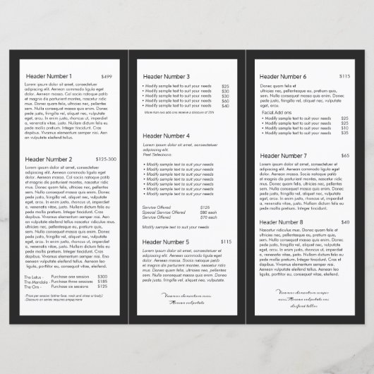 Brochure over energie-Healer Tri-Fold (Achterkant)