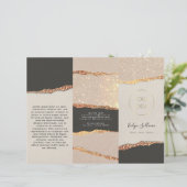 Brochure over goudzwart-witgrijs (Staand voorkant)