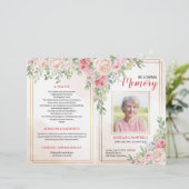 Brochure over het begrafenisprogramma | Regeling R (Staand voorkant)