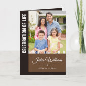 Brochure over het Memorial-programma Programma (Voorkant)