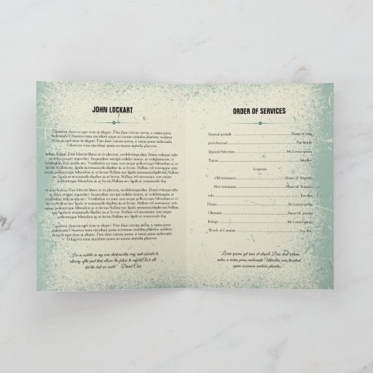 Brochure over het Memorial-programma Programma (Binnen)