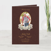 Brochure over het Memorial Programme Programma (Voorkant)