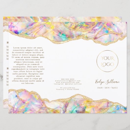 Brochure over het ontwerp (Voorkant / Achterkant)