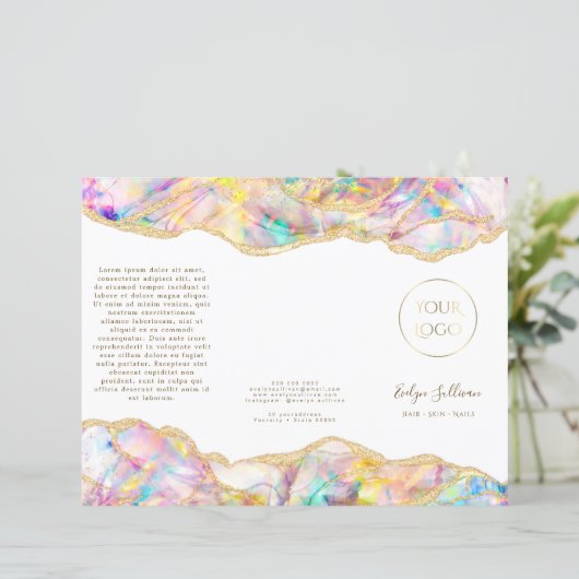 Brochure over het ontwerp (Staand voorkant)