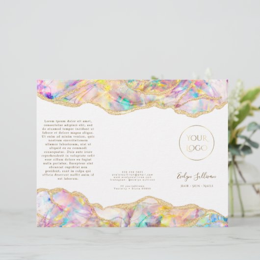 Brochure over het ontwerp (Staand voorkant)