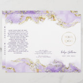 brochure over het ontwerp van lavendel (Voorkant / Achterkant)