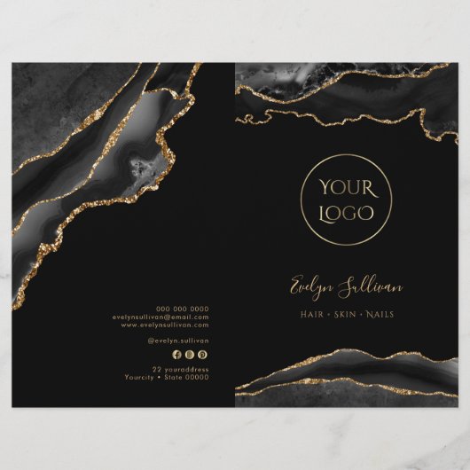 Brochure over het servicemenu Black and Gold Agaat (Voorkant)