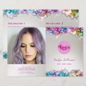 Brochure over iriserende kristallen (Voorkant / Achterkant)