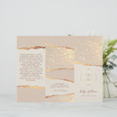 Brochure papier met goudmakerij (Staand voorkant)