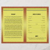 Brochure Sjabloon (Achterkant)