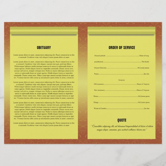 Brochure Sjabloon (Achterkant)