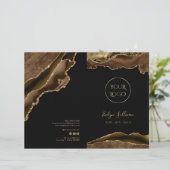 Brochure van het servicemenu Brown and Gold Agaat (Staand voorkant)