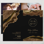 Brochure van het servicemenu Brown and Gold Agaat (Voorkant / Achterkant)