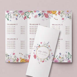 Brochure verse wilde bloemen