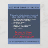  brochure verwijderen van sneeuw.Sneeuwploeg (Achterkant)