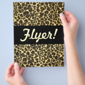  brochure voor afdrukken op luipaard (Hand)
