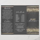 Brochure voor chic Glitter en pensed Metal Trifold (Voorkant)