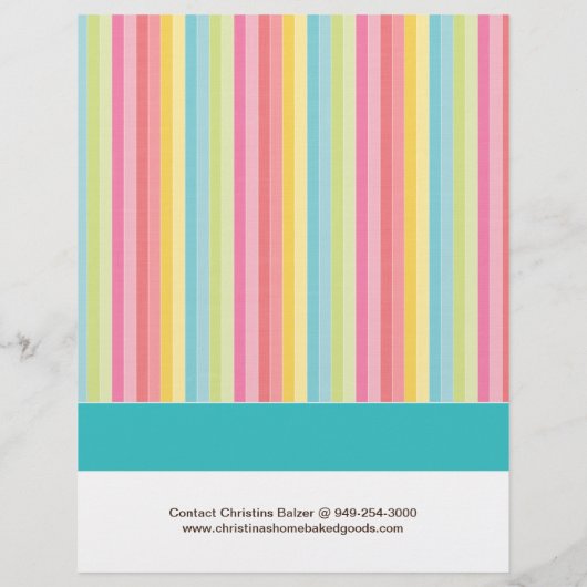 brochure voor de prijslijst voor bakkerijen (Achterkant)