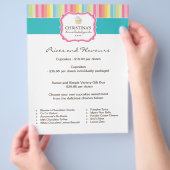 brochure voor de prijslijst voor bakkerijen (Hand)