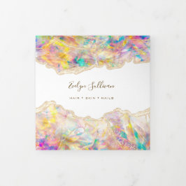 Brochure voor drievoudig ontwerp drieluik kaart