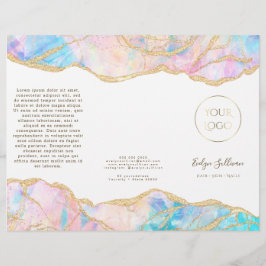 Brochure voor gebrand ontwerp
