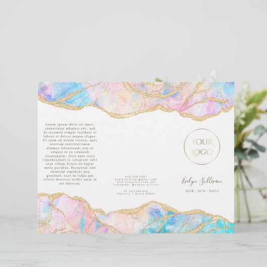 Brochure voor gebrand ontwerp (Staand voorkant)