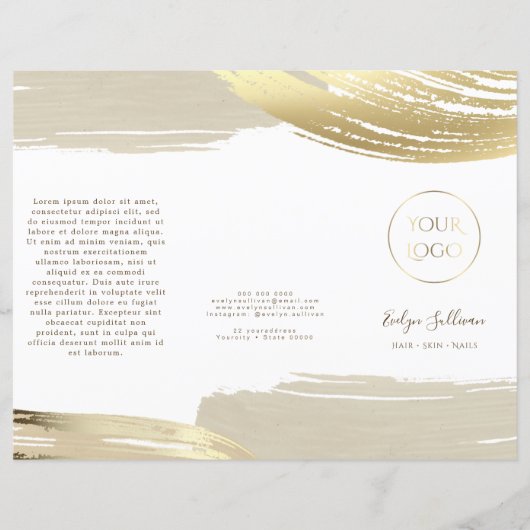 Brochure voor goudverfpenseel (Voorkant)