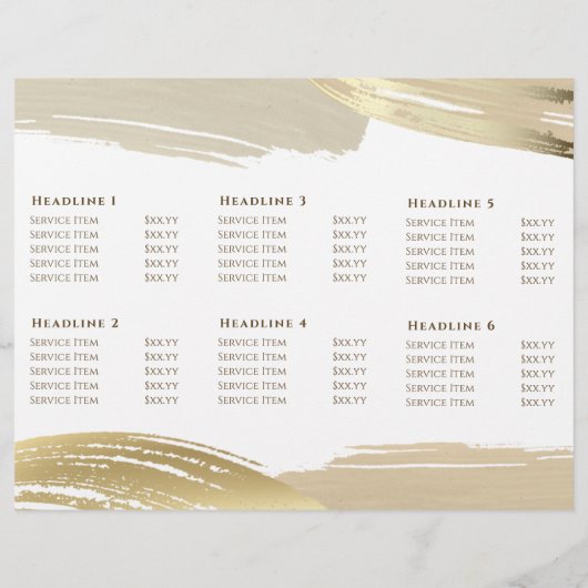 Brochure voor goudverfpenseel (Achterkant)