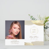 Brochure voor goudverfpenseel (Staand voorkant)