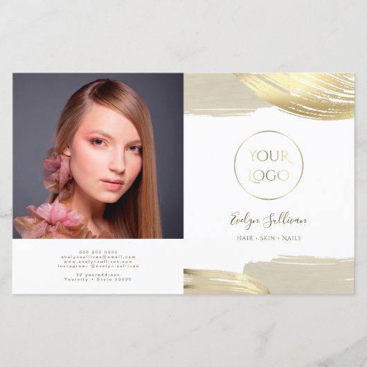 Brochure voor goudverfpenseel (Voorkant)