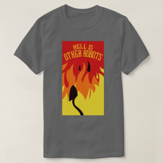 Brochure voor Robot Hell T-shirt (Design voorkant)