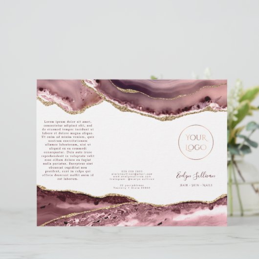 brochure voor stoffige rozen (Staand voorkant)