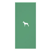 Brochure voor veterinaire diensten reclamekaart (Achterkant)